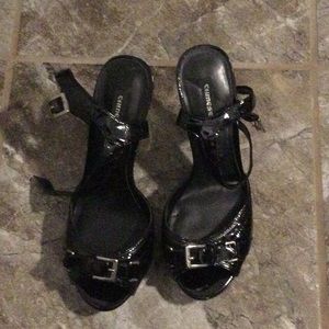 Black high heels